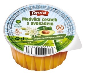 Vegetariánská pomazánka s mědvědím česnekem a avokádem 100g Druid